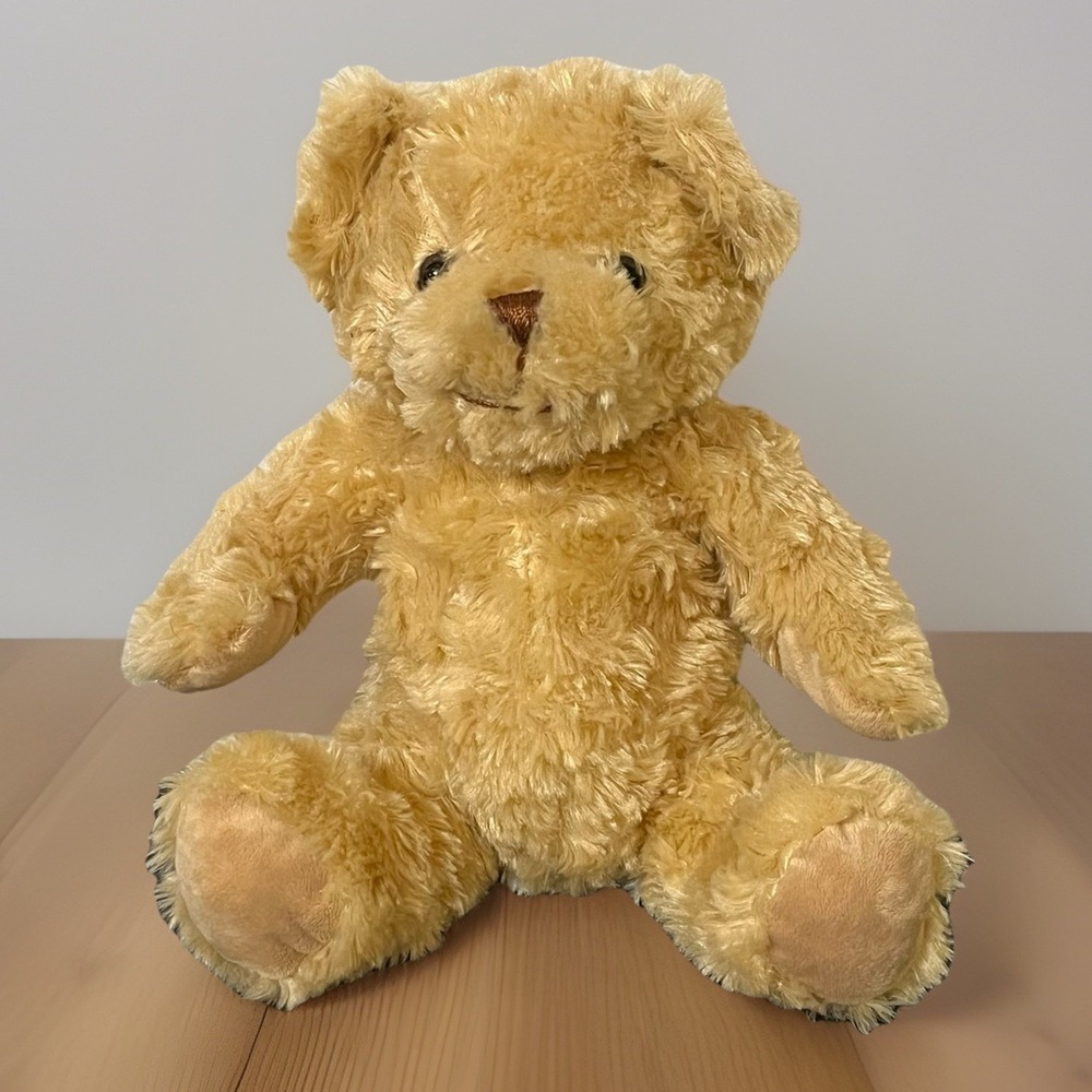 Keel Toys Lovey Teddy Bear Beige Very Soft Fluffy 9" Sitting Bear